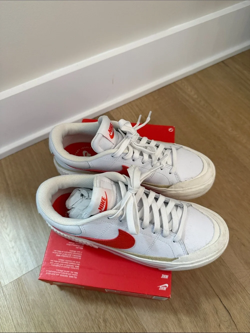 Women Nike Court Legacy Lift Lifestyle Sneakers